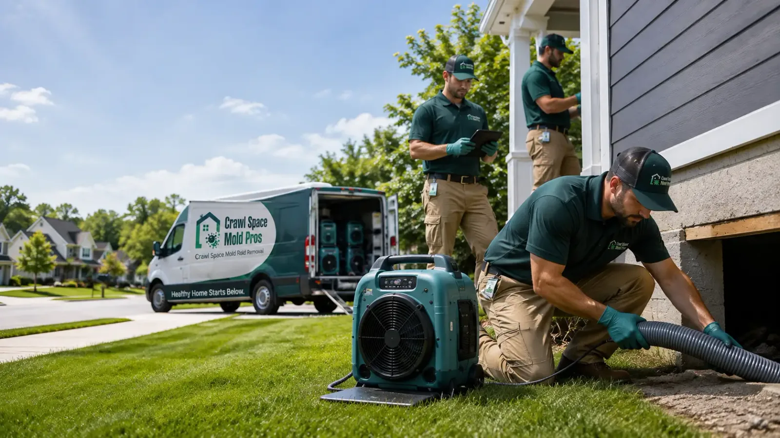 Crawl Space Mold Removal in Lake View, NY